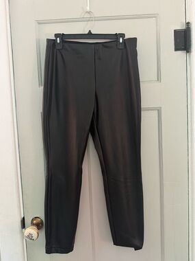 Banana Republic Black Faux Leather Leggings